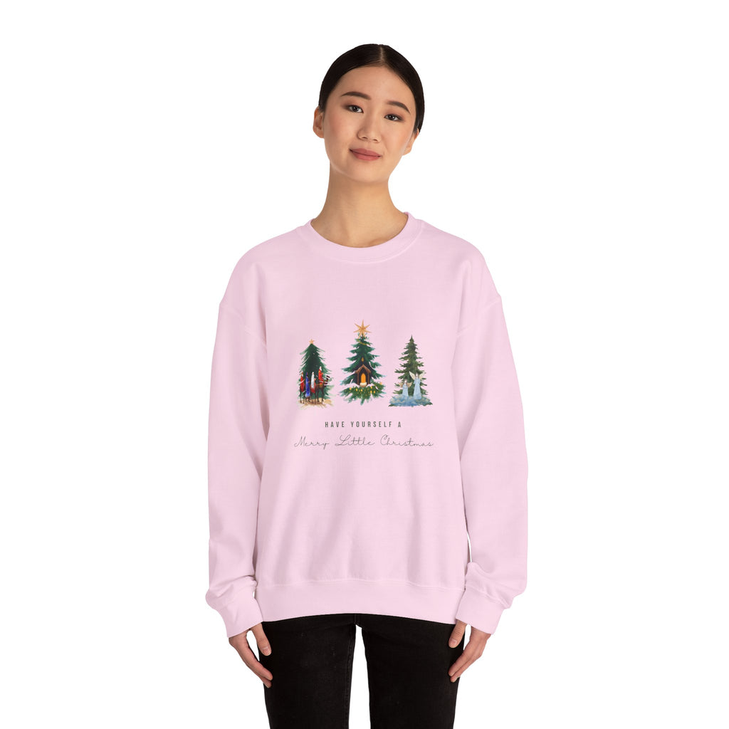 Nativity Scene Christmas Sweatshirt — Nativity Crewneck Holiday Sweatshirt
