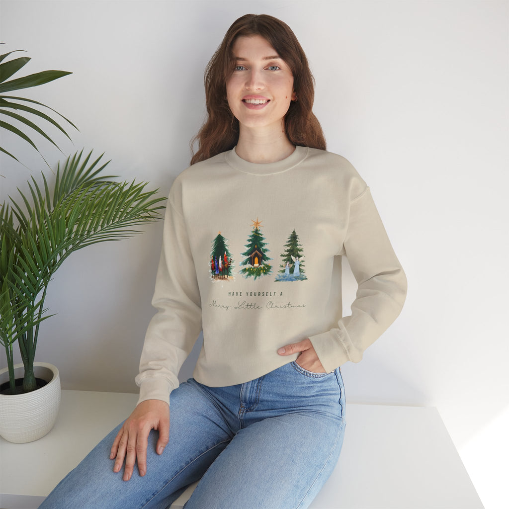 Nativity Scene Christmas Sweatshirt — Nativity Crewneck Holiday Sweatshirt